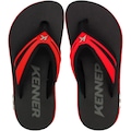 Sandália Kenner Kivah New Force Tratorado Robusto Masculina PRETO/VERMELHO
