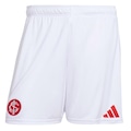 Short do Internacional Masculino Adidas I 25 IV6023 BRANCO/VERMELHO