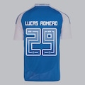Camisa do Cruzeiro I 2025 adidas 29 Lucas Romero Masculina AZUL