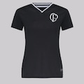 Camisa do Corinthians Futfanatics CP Feminina PRETO