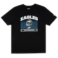Camiseta Masculina New Era Philadelphia Eagles NFL Regular Fan PRETO
