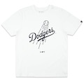 Camiseta Masculina New Era Los Angeles Dodgers MLB Sunset OFF WHITE