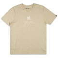 Camiseta Masculina New Era New York Yankees MLB Classic BEGE