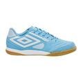 Chuteira Futsal Umbro Pro 5 Bump Club - Adulto AZUL/BRANCO