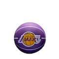 Mini Bola de Basquete Wilson NBA Drib LA Lakers ROXO/AMARELO