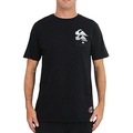 Camiseta Masculina Quiksilver Emb Three Logo PRETO