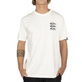 Camiseta Masculina Quiksilver Vertical Logos BRANCO
