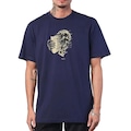 Camiseta Masculina MCD Caveira Metamorfose AZUL ESCURO