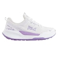 Tenis Feminino Everlast Solo BRANCO/ROXO ESCURO