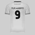 Camisa do Corinthians Logo 9 Yuri Alberto Futfanatics Masculina BRANCO