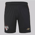 Calção do São Paulo New Balance  II 2025 Masculino PRETO