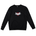 Blusão de Moletom Masculino New Era Chicago Bulls NBA Core Street PRETO