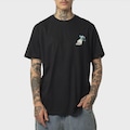 Camiseta Oversized Masculina Lost Los Tindustries PRETO
