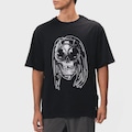 Camiseta Masculina Oakley Skull Medusa Blackout PRETO
