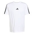 Camiseta Adidas MC 3 Stripes Masculina BRANCO/PRETO