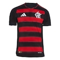 Camiseta do Flamengo I Authentic 25/26 MC Adidas Masculina PRETO/VERMELHO