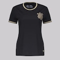 Camisa do Corinthians Classic Futfanatics Feminina PRETO
