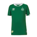 Camisa do Chapecoense 1 2022 Umbro Oficial Infantil VERDE/BRANCO