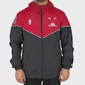 Jaqueta Corta Vento Masculina New Era Chicago Bulls Club House PRETO/VERMELHO
