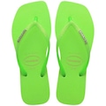 Chinelo Havaianas Slim Square Glitter Neon Feminino VERDE