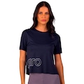 Camiseta Alto Giro Abertura Unilateral Feminina PRETO