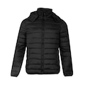 Jaqueta Masculina New Era Puffer Leve Flag PRETO
