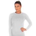 Camiseta Poker ML Térmica Skin New Feminino BRANCO