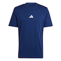 Camiseta Adidas M/C Small Logo Masculina AZUL/BRANCO