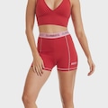 Short Feminino Caju Brasil Nz Move VERMELHO