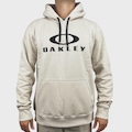 Blusão de Moletom Canguru Masculino Oakley Dual Hoodie II Humus BEGE