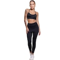 Conjunto Top Alça Fina e Calça Saia Suplex Vekyo Feminino PRETO