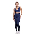 Conjunto Top bojo Costa Cruzada e Calça Suplex Vekyo Feminino AZUL ESCURO