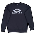 Blusão de Moletom Oakley Crew II Masculino PRETO
