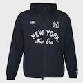 Jaqueta Masculina New Era com Capuz New York Yankees Logo History PRETO