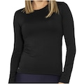 Blusa Manga Longa Run More 01450 Feminina PRETO