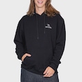 Blusão de Moletom Masculino Rip Curl Classic Icon Logo PRETO