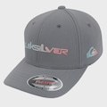 Boné Adulto Quiksilver Gradient Type New Wave Aba Curva CINZA