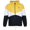 Jaqueta Corta Vento Masculina New Era Los Angeles Lakers Institutional AMARELO