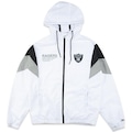 Jaqueta Corta Vento Masculina New Era Las Vegas Raiders Style BRANCO