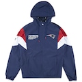 Jaqueta Corta Vento Masculina New Era New England Patriots Style AZUL ESCURO