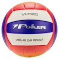 Bola de Vôlei de Praia Poker Training VLT 120 II AZUL/VERMELHO