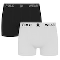 Cueca Boxer Polo Wear - 2 Unidadess - Masculina PRETO