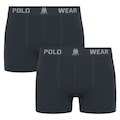 Cueca Boxer Polo Wear - 2 Unidades - Masculina CINZA