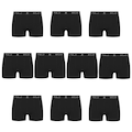 Cueca Boxer Polo Wear - 10 Unidades - Masculina PRETO
