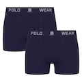 Cueca Boxer Polo Wear - 2 Unidades - Masculina AZUL