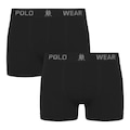 Cueca Boxer Polo Wear - 2 Unidades - Masculina PRETO