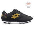 Chuteira de Futebol de Campo Masculino Lotto Stadio Classic B700 PRETO/OURO