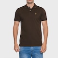 Camisa Polo Masculina HD Piquet H0243 MARROM