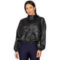 Jaqueta Corta Vento Feminina Run More Tech Design PRETO