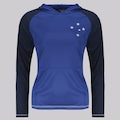 Camisa do Cruzeiro Manga Longa  Laçado Feminina AZUL